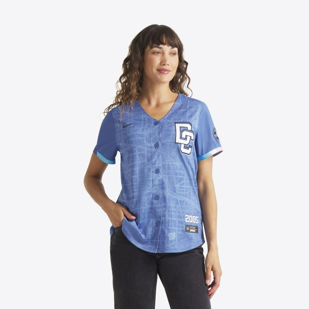 CJ Abrams Washington Nationals Nike Women's 2025 City Connect Limited Jersey - MLB Jerseys