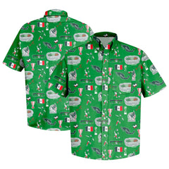 Mexico National Team Vive La Fete Impressions Artwork Button-Down Shirt