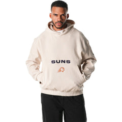Cream Phoenix Suns The Wild Collective Unisex Corduroy Tri-Blend Pullover Hoodie | NBA