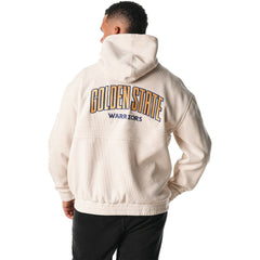 Cream Golden State Warriors The Wild Collective Unisex Corduroy Tri-Blend Pullover Hoodie sale | NBA