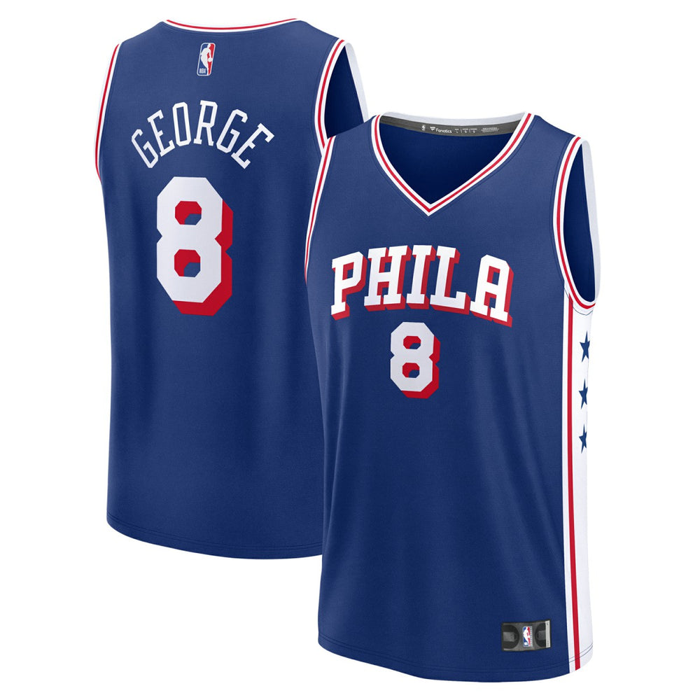 Royal Paul George Philadelphia 76ers Youth Fast Break Replica Player Jersey | NBA