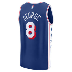 Royal Paul George Philadelphia 76ers Youth Fast Break Replica Player Jersey | NBA