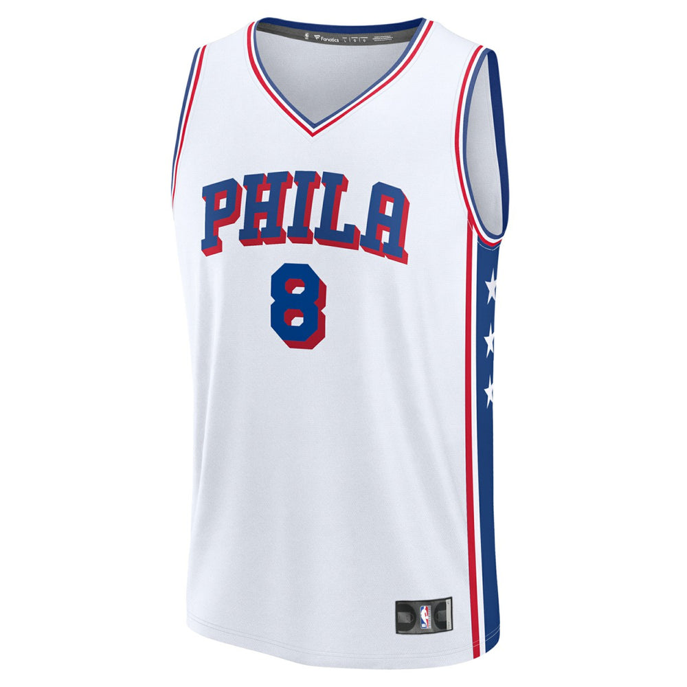 White Paul George Philadelphia 76ers Youth Fast Break Replica Player Jersey | NBA
