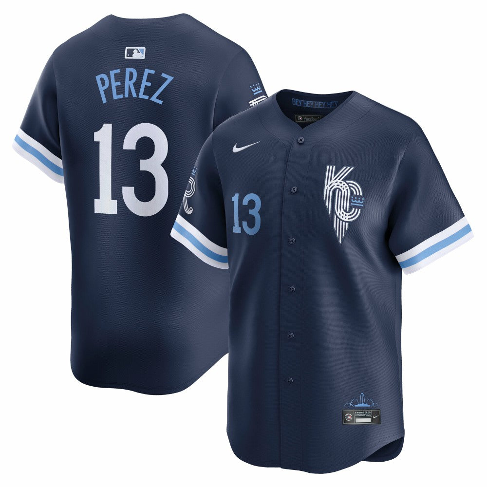 Salvador Perez Kansas City Royals Nike City Connect Limited Jersey - MLB Jerseys