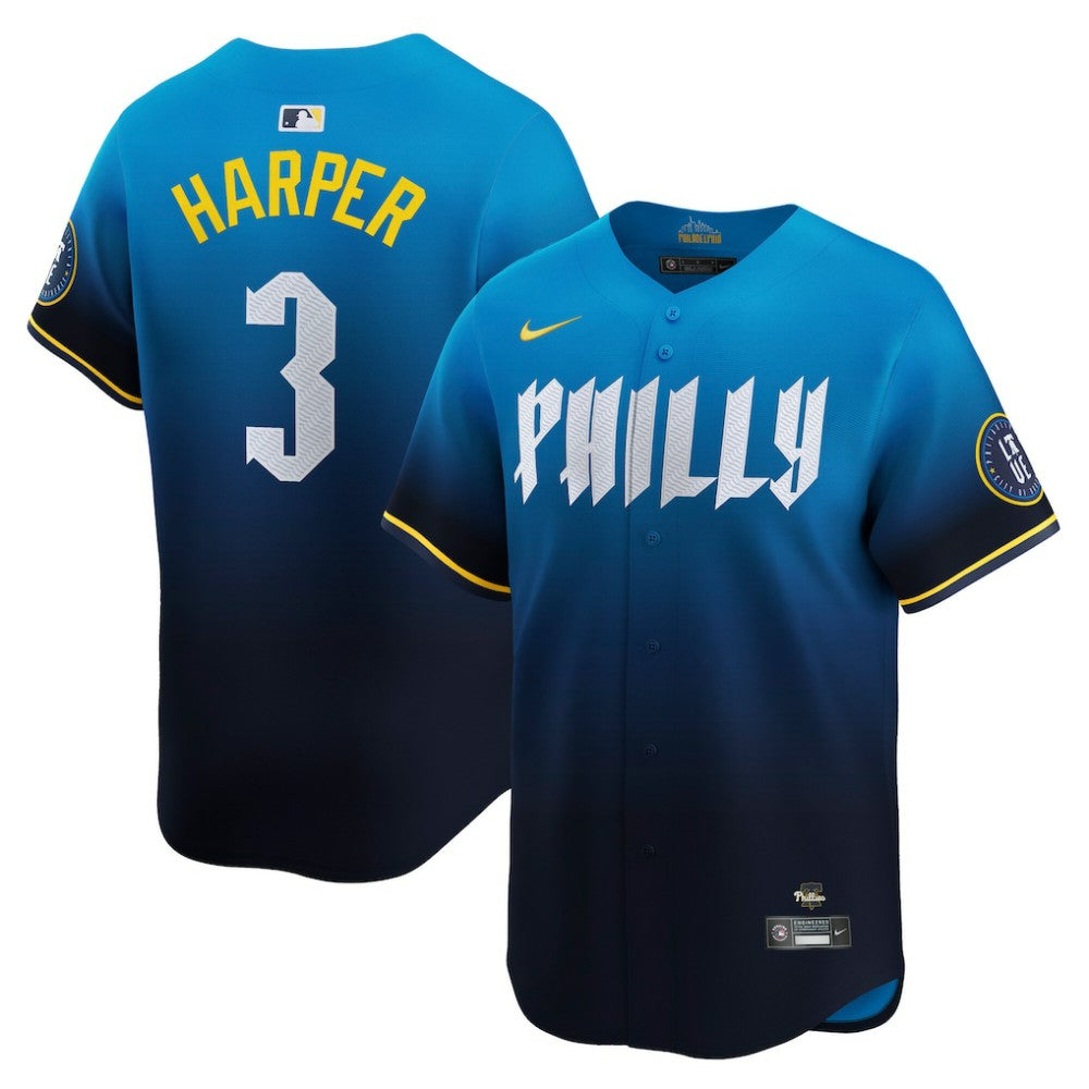 Bryce Harper Philadelphia Phillies Nike City Connect Limited Jersey - MLB Jerseys