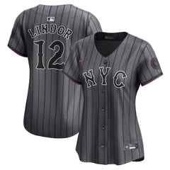 Francisco Lindor New York Mets Nike Women's City Connect Limited Jersey - MLB Jerseys