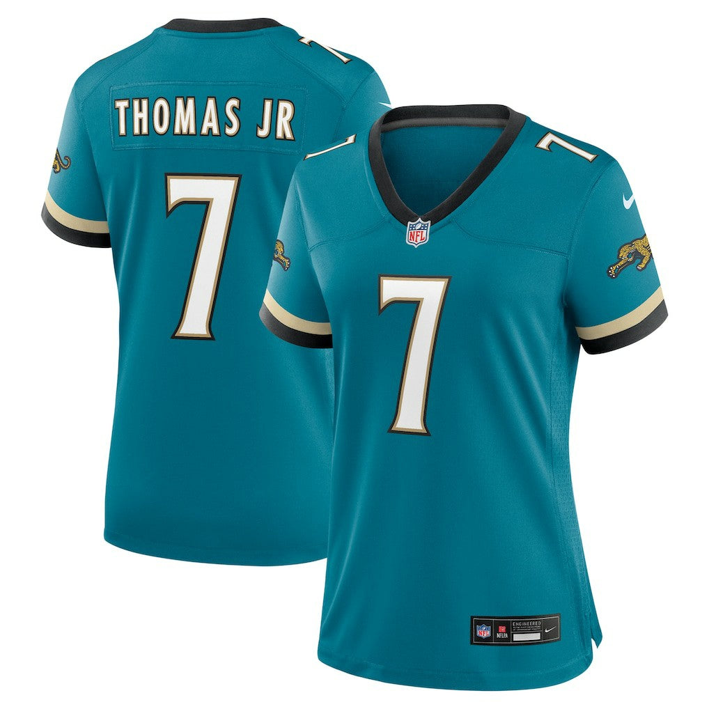 Jacksonville Jaguars Brian Thomas Jr.  Women's Prowler Throwback Game Jersey | NFL Hot