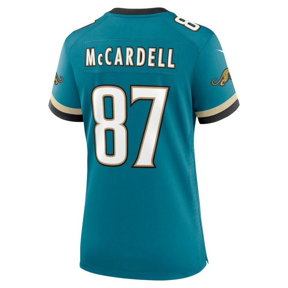 Jacksonville Jaguars Keenan McCardell  Women's Prowler Throwback Retired Player Game Jersey | NFL New