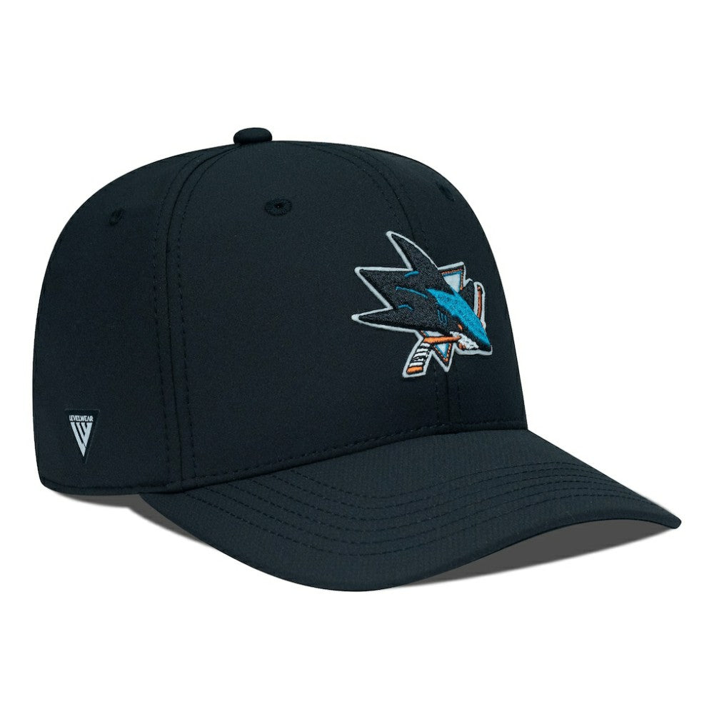 San Jose Sharks Levelwear Rise Flex Hat -  NHL Hats