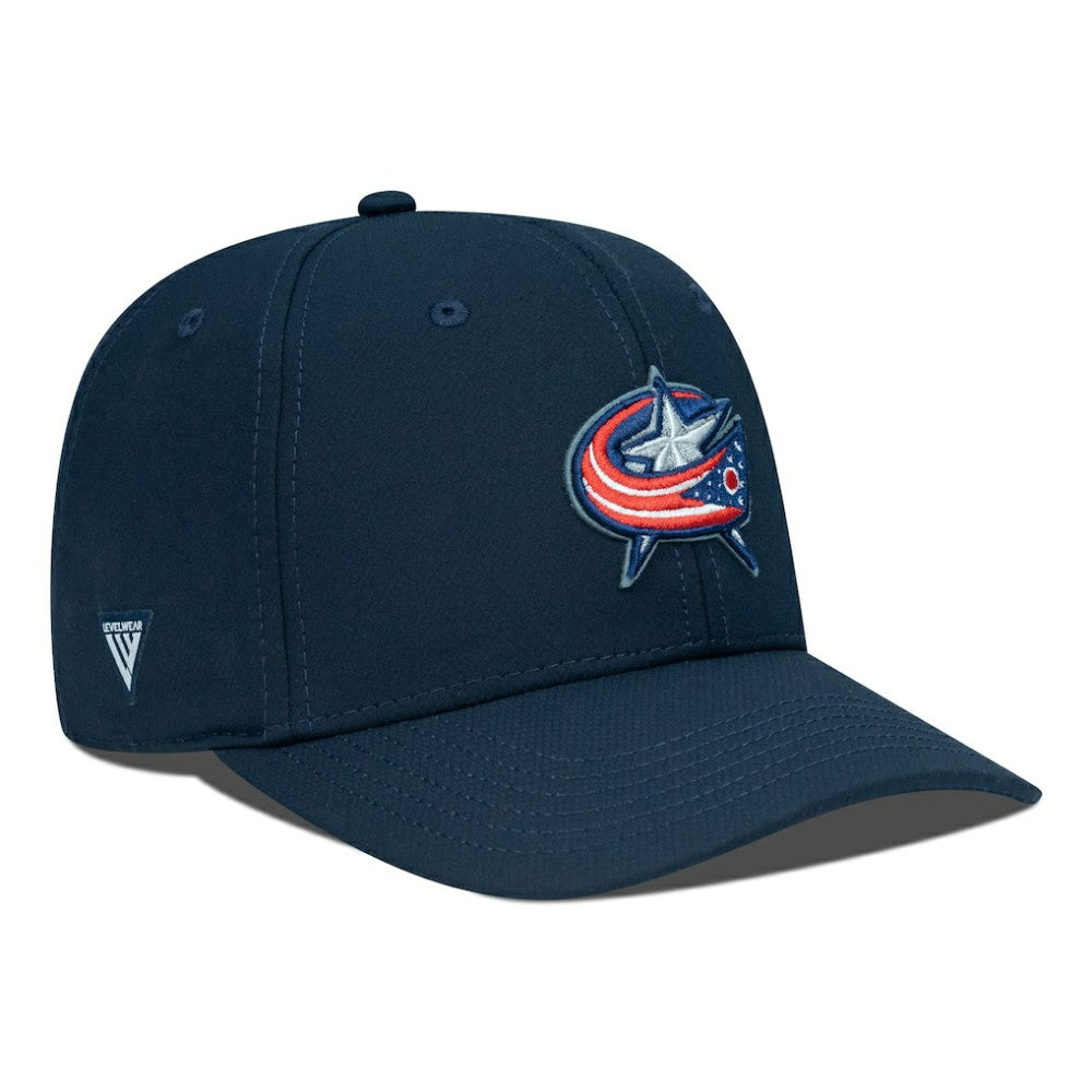 Columbus Blue Jackets Levelwear Rise Flex Hat -  NHL Hats