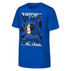 Blue Dallas Mavericks Youth Garage Hero T-Shirt sale | NBA