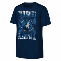 Navy Minnesota Timberwolves Youth Garage Hero T-Shirt | NBA