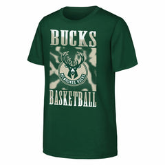 Hunter Green Milwaukee Bucks Youth Garage Hero T-Shirt | NBA