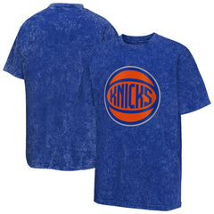 Blue New York Knicks Youth Rugged Defense T-Shirt | NBA