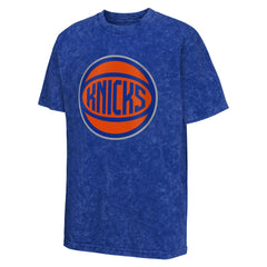 Blue New York Knicks Youth Rugged Defense T-Shirt | NBA