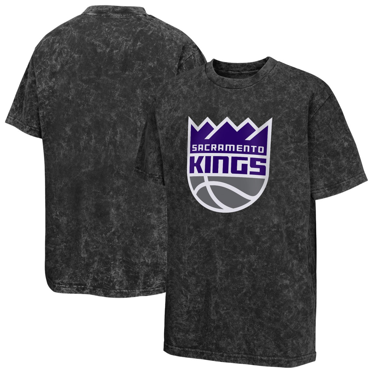 Black Sacramento Kings Youth Rugged Defense T-Shirt | NBA