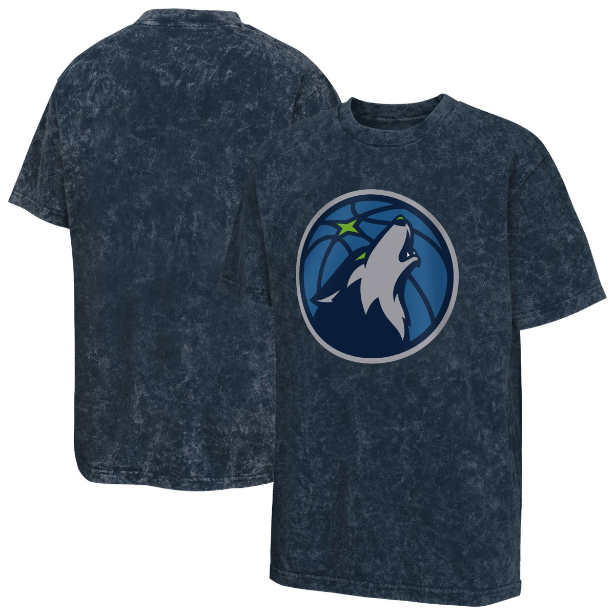 Navy Minnesota Timberwolves Youth Rugged Defense T-Shirt | NBA