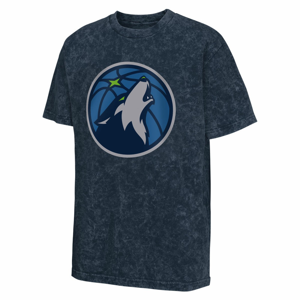 Navy Minnesota Timberwolves Youth Rugged Defense T-Shirt | NBA