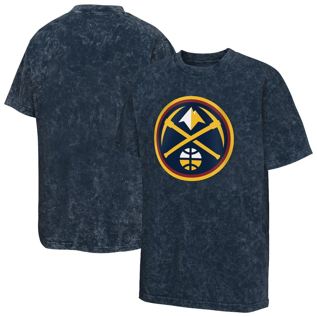 Navy Denver Nuggets Youth Rugged Defense T-Shirt sale | NBA