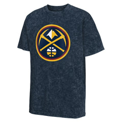 Navy Denver Nuggets Youth Rugged Defense T-Shirt sale | NBA