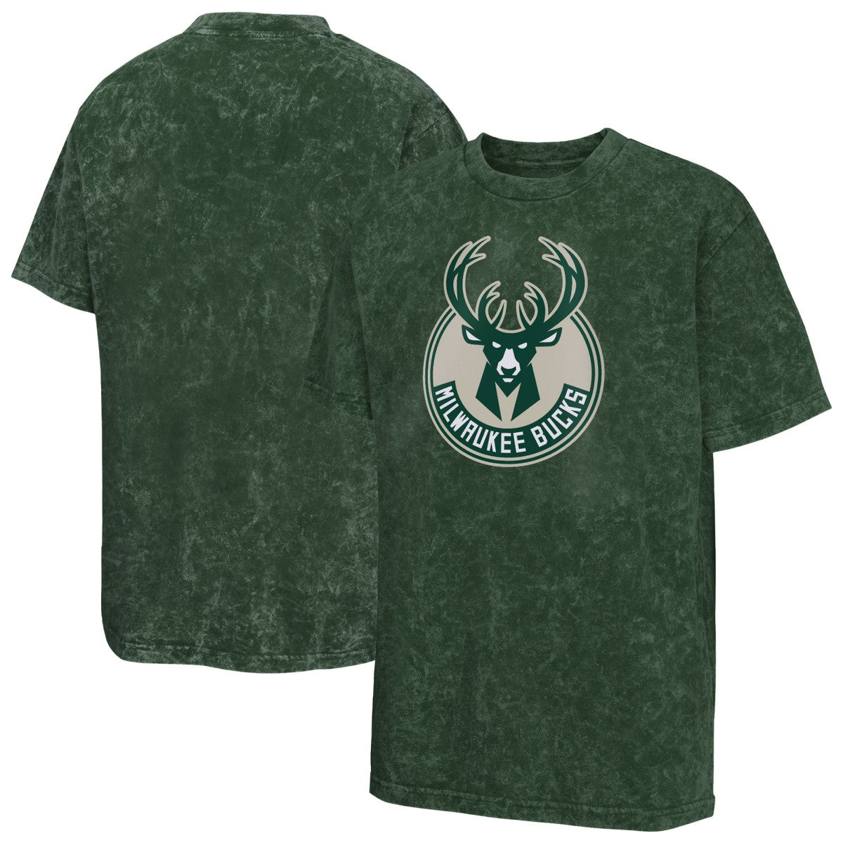 Green Milwaukee Bucks Youth Rugged Defense T-Shirt | NBA