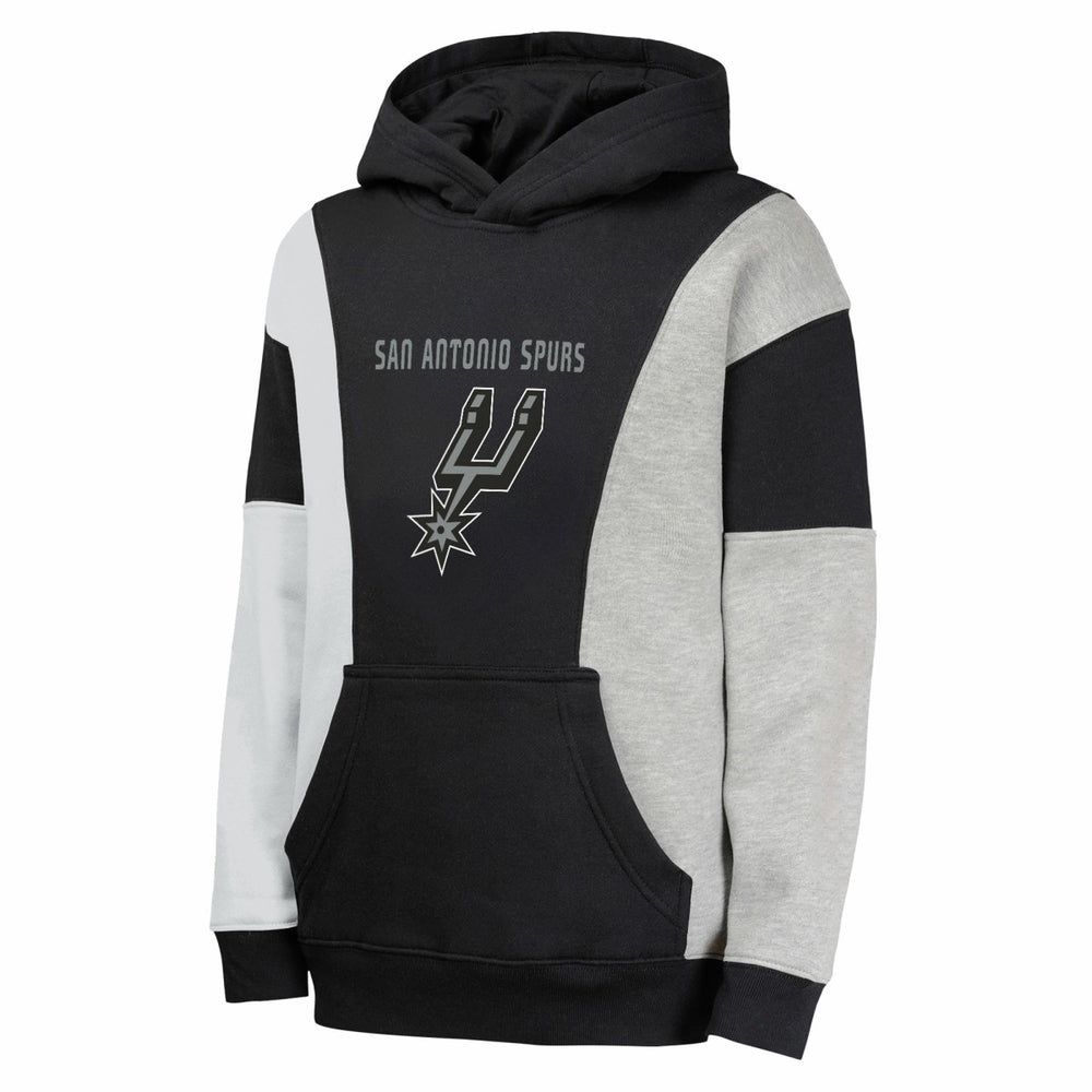 Black San Antonio Spurs Youth Ace In the Hole Pullover Hoodie | NBA