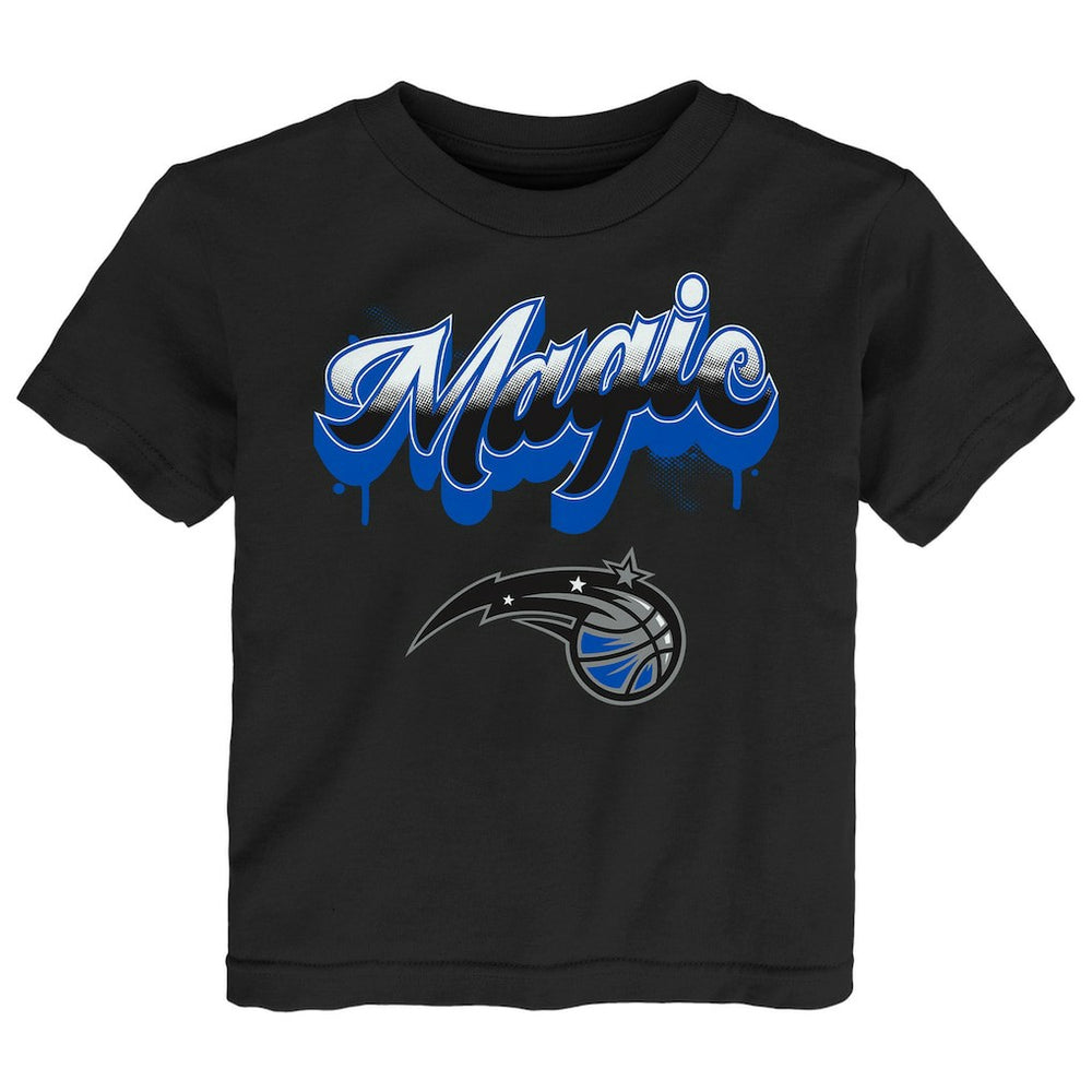 Black Orlando Magic Youth Bubbly Script T-Shirt | NBA