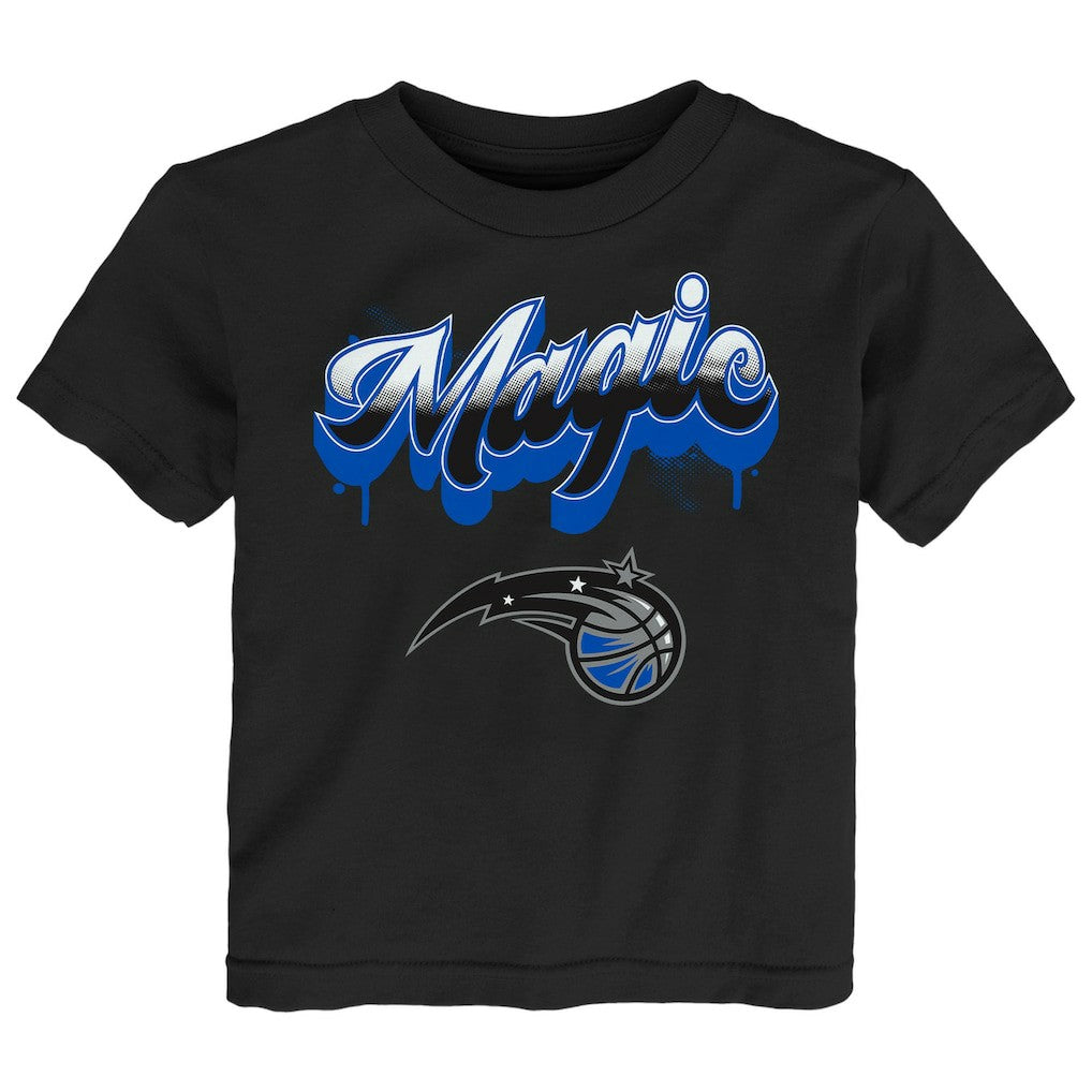 Black Orlando Magic Youth Bubbly Script T-Shirt | NBA