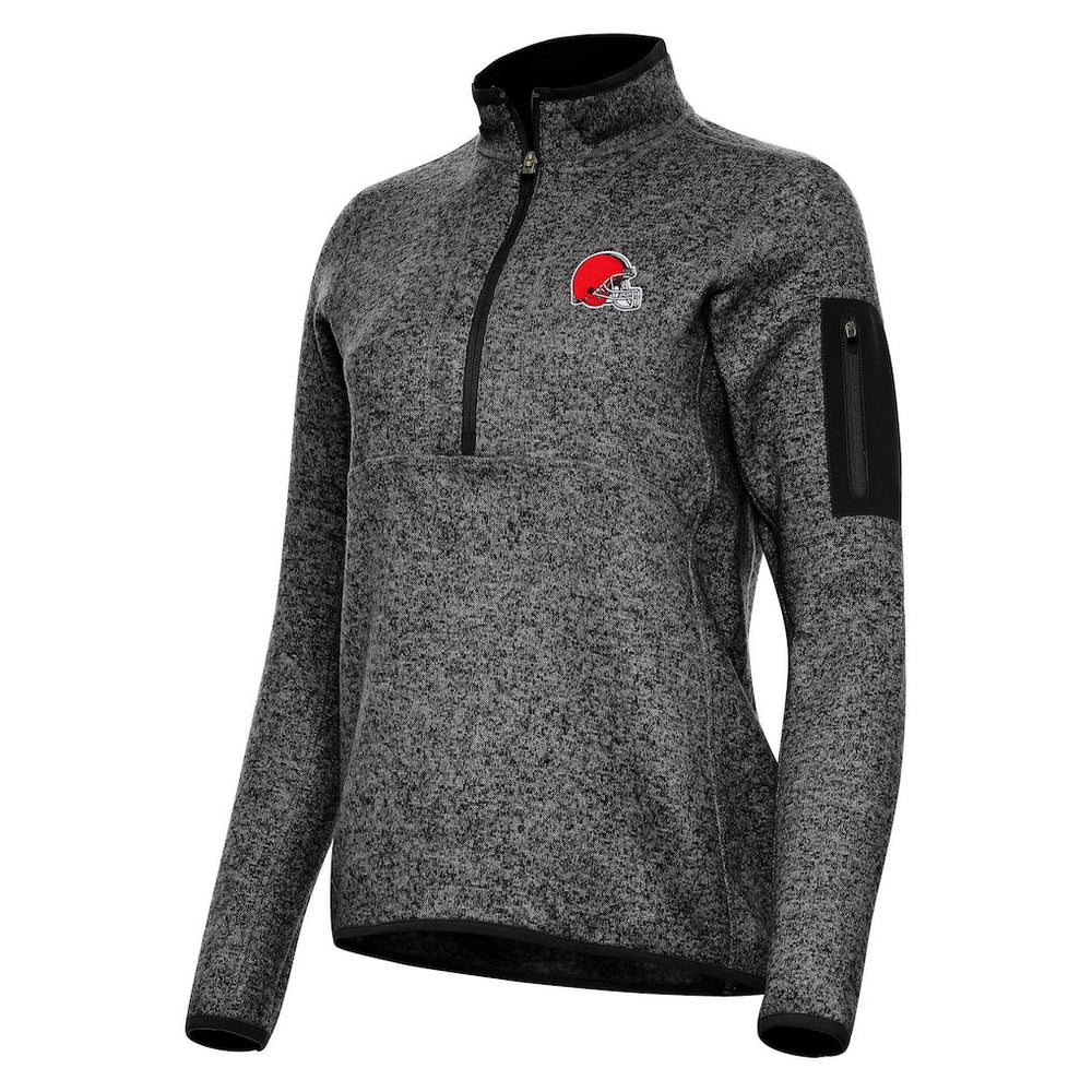 Cleveland Browns Antigua Women's Fortune Half-Zip Jacket | NFL Sale