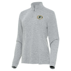 Green Bay Packers Antigua Women's Mentor Quarter-Zip Jacket | NFL Online