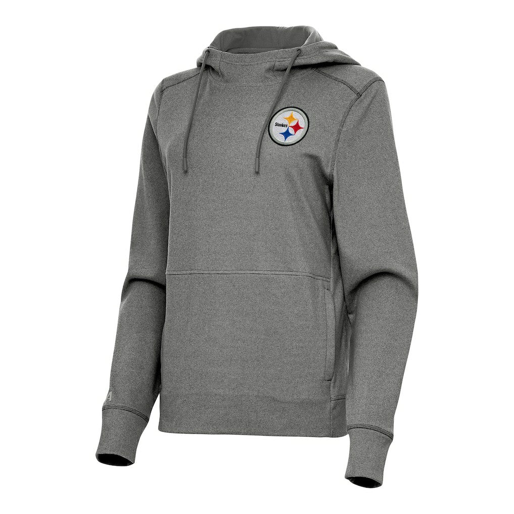 Pittsburgh Steelers Antigua Women's Justice Pullover Hoodie | NFL Discount