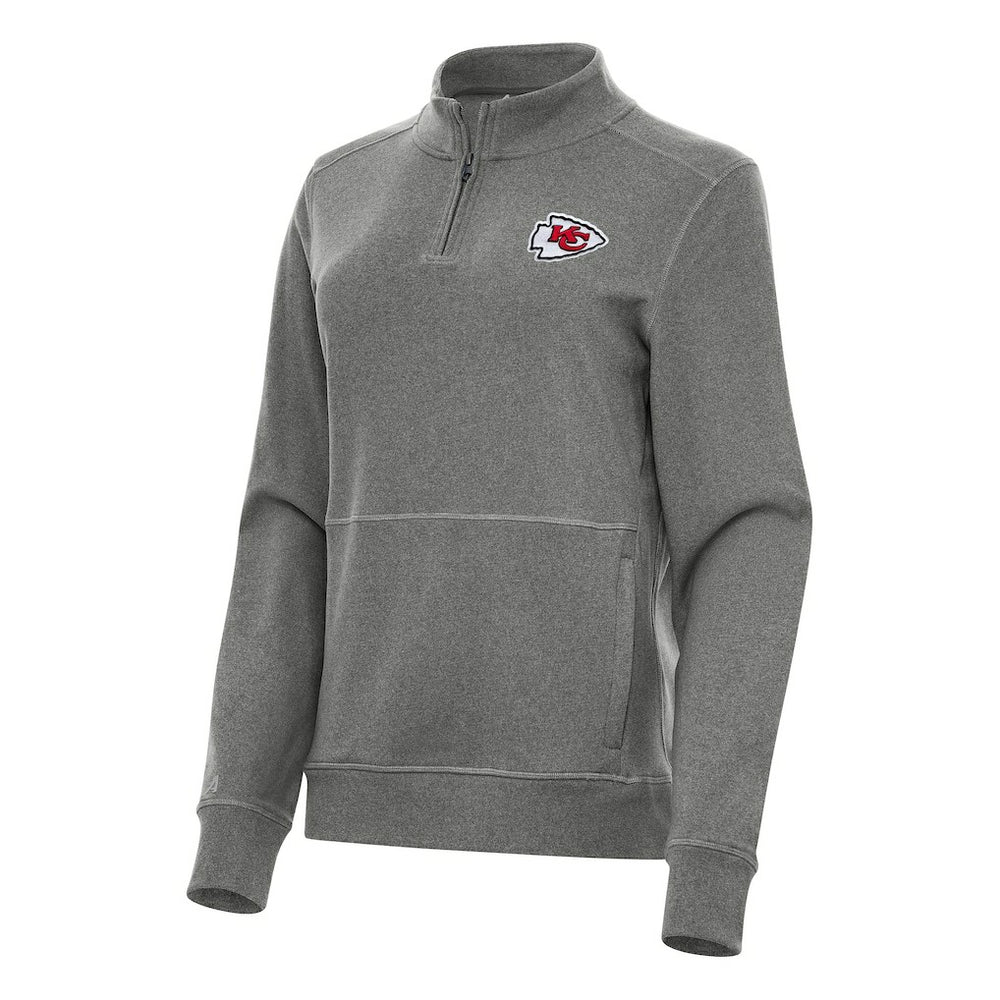 Kansas City Chiefs Antigua Women's Crush Quarter-Zip Jacket | NFL New