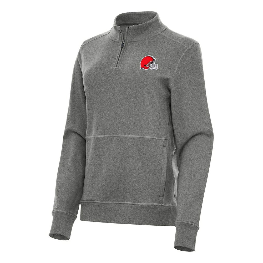 Cleveland Browns Antigua Women's Crush Quarter-Zip Jacket | NFL Sale