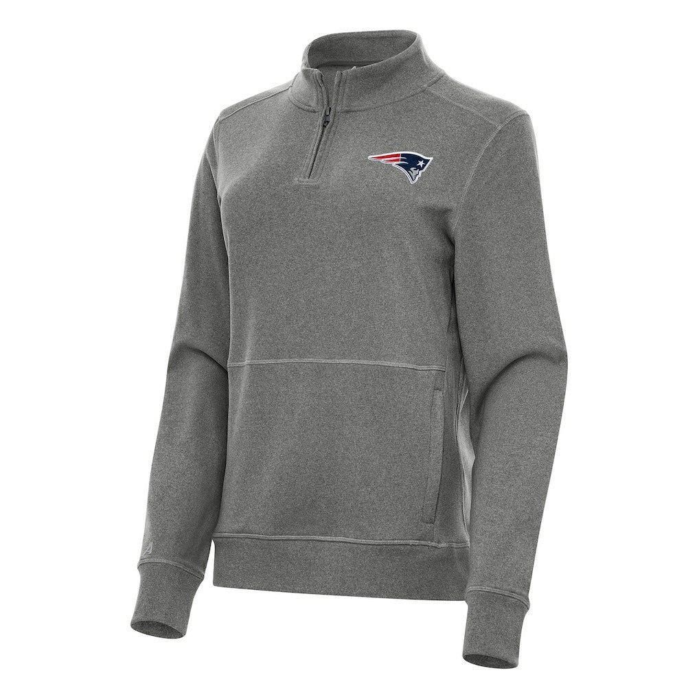 New England Patriots Antigua Women's Crush Quarter-Zip Jacket | NFL US