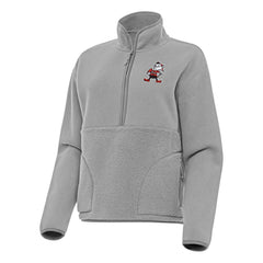 Cleveland Browns Antigua Women's Figure Half-Zip Sweatshirt | NFL On sale