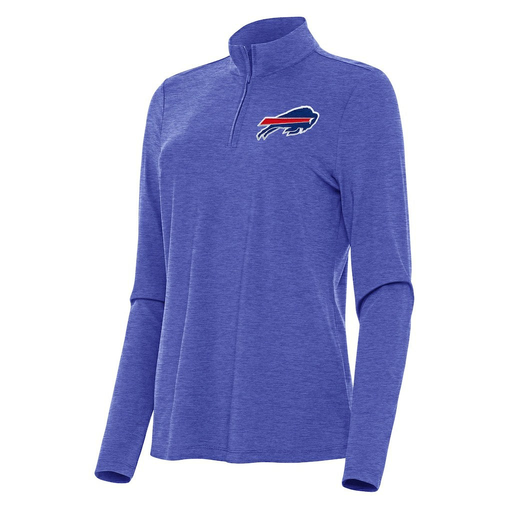 Buffalo Bills Antigua Women's Bright Quarter-Zip Sweatshirt | NFL New