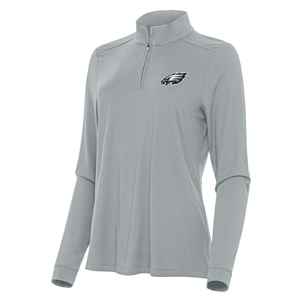 Philadelphia Eagles Antigua Women's Intent Quarter-Zip Sweatshirt | NFL Sale