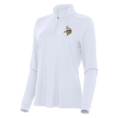 Minnesota Vikings Antigua Women's Intent Quarter-Zip Sweatshirt | NFL Outlet