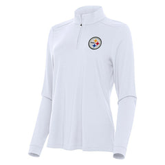 Pittsburgh Steelers Antigua Women's Intent Quarter-Zip Sweatshirt | NFL Sale