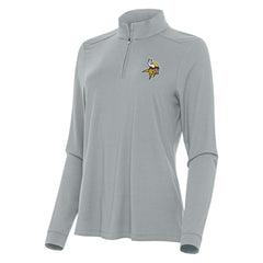 Minnesota Vikings Antigua Women's Intent Quarter-Zip Sweatshirt | NFL Discount