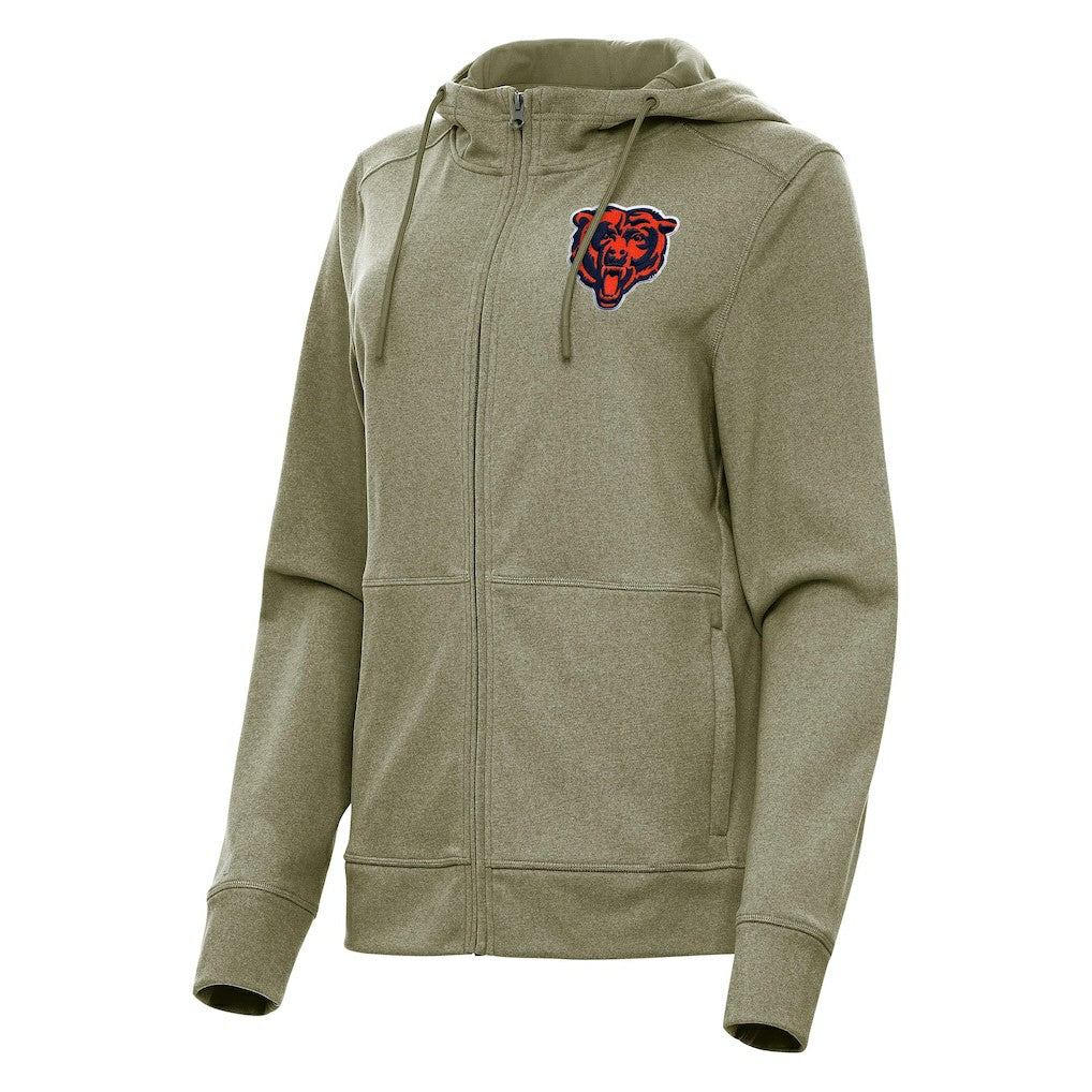 Chicago Bears Antigua Women's Seeker Full-Zip Hoodie Jacket | NFL Outlet