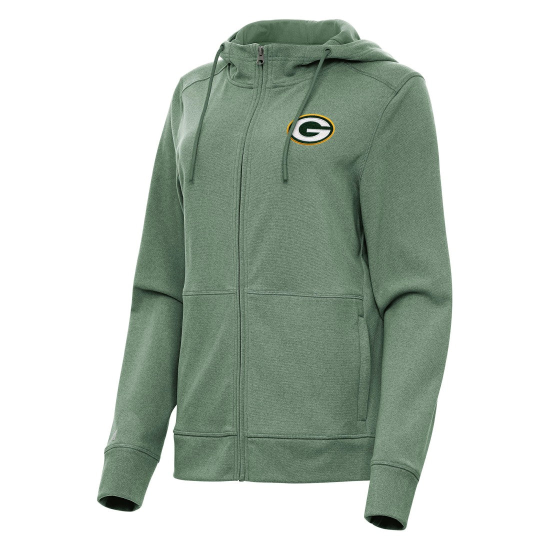 Green Bay Packers Antigua Women's Seeker Full-Zip Hoodie Jacket | NFL Outlet