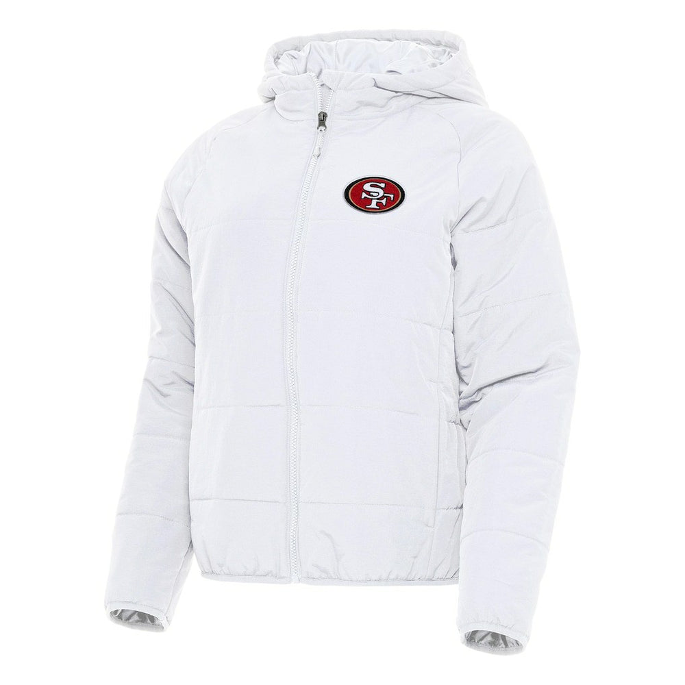 San Francisco 49ers Antigua Women's Universe Full-Zip Hoodie Jacket | NFL New