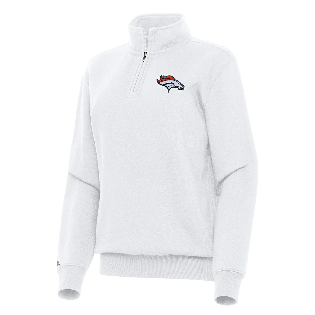 Denver Broncos Antigua Women's Victory Quarter-Zip Top | NFL Near me