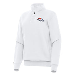 Denver Broncos Antigua Women's Victory Quarter-Zip Top | NFL Near me