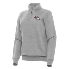 Denver Broncos Antigua Women's Victory Quarter-Zip Top | NFL US