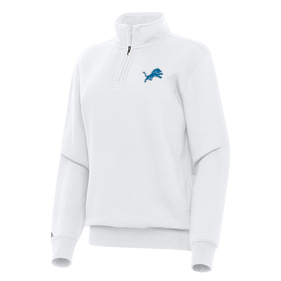 Detroit Lions Antigua Women's Victory Quarter-Zip Top | NFL Online