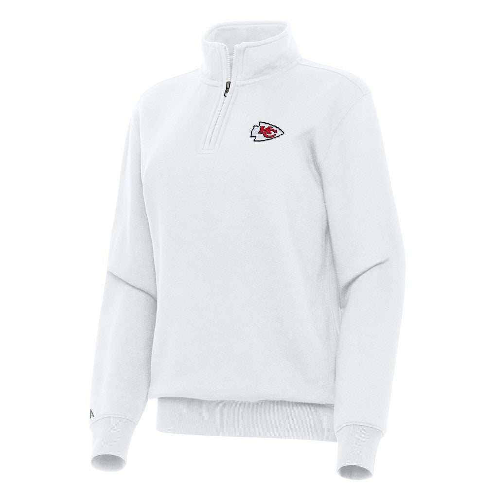 Kansas City Chiefs Antigua Women's Victory Quarter-Zip Top | NFL US