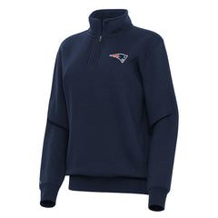 New England Patriots Antigua Women's Victory Quarter-Zip Top | NFL On sale