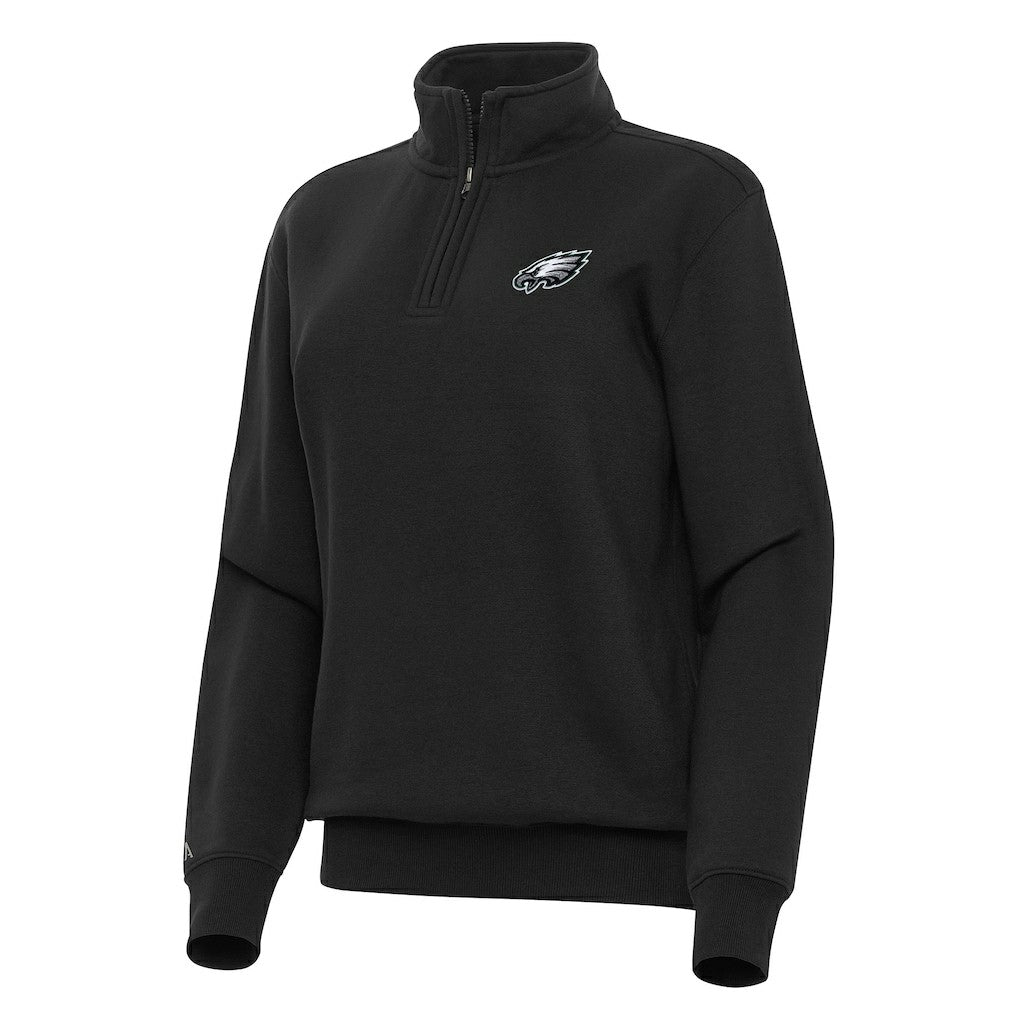 Philadelphia Eagles Antigua Women's Victory Quarter-Zip Top | NFL New